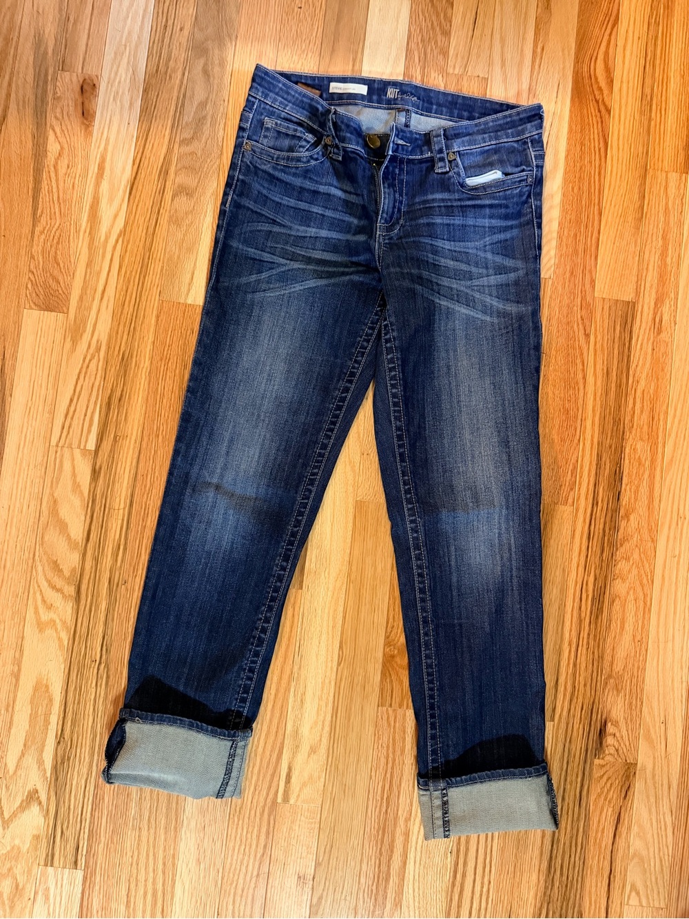 Kut from the Kloth Dark Indigo Boyfriend Jeans